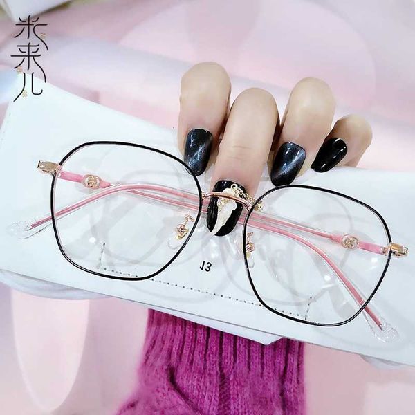 designer glasses family's same irregular round metal nearsighted spectacle frame trend street p plain face glasses blue proof glasses, White;black
designer glasses family's same irregular round metal nearsighted spectacle frame trend street p plain face glasses blue proof glasses, White;black