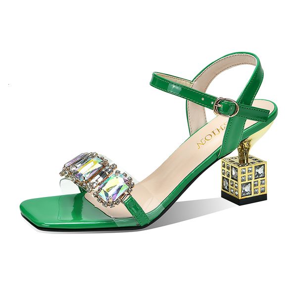 sandals women's summer high heel shoes crystal open toe square block buckle fashion strap green size 3440 230330, Black
sandals women's summer high heel shoes crystal open toe square block buckle fashion strap green size 3440 230330, Black
