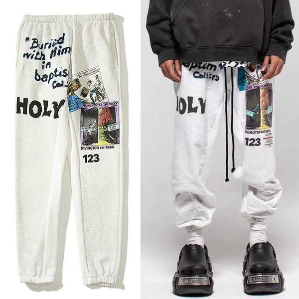 rrr123 letter pictorial graffiti print high street distressed vintage guard pants men's leggings loose casual, Black
rrr123 letter pictorial graffiti print high street distressed vintage guard pants men's leggings loose casual, Black