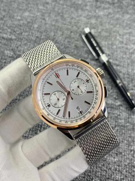 wristwatches for men 2023 new mens watches diameter all dial work quartz watch navitimer 1884 luxury brand chronograph clock steel belt men, Slivery;brown
wristwatches for men 2023 new mens watches diameter all dial work quartz watch navitimer 1884 luxury brand chronograph clock steel belt men, Slivery;brown