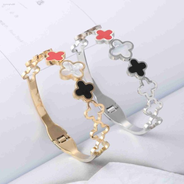 bangle new simple fashion lucky titanium steel bracelet stainless light luxury premium style p4ck, Black
bangle new simple fashion lucky titanium steel bracelet stainless light luxury premium style p4ck, Black