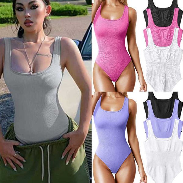 designer casual 2023 summer women jumpsuits basic style ladies low-necked sleeveless vest bodysuit, Black;white
designer casual 2023 summer women jumpsuits basic style ladies low-necked sleeveless vest bodysuit, Black;white
