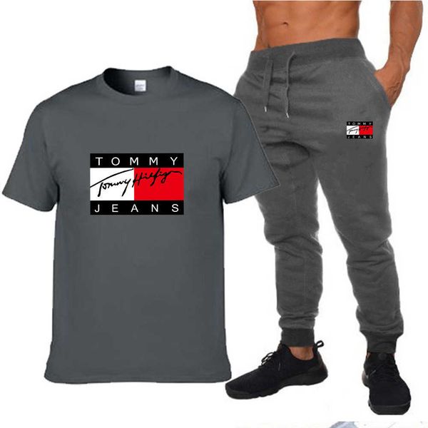 printed summer designer mens tracksuits 3xl sportswear cotton outfits fashion short sleeve t shirt piece pants set hpbx, Gray
printed summer designer mens tracksuits 3xl sportswear cotton outfits fashion short sleeve t shirt piece pants set hpbx, Gray