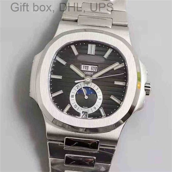 men's month superclone nautilus calendar aquanauts phase multifunctional 5164a baida watch fully automatic mechanical classic business, Slivery;brown
men's month superclone nautilus calendar aquanauts phase multifunctional 5164a baida watch fully automatic mechanical classic business, Slivery;brown