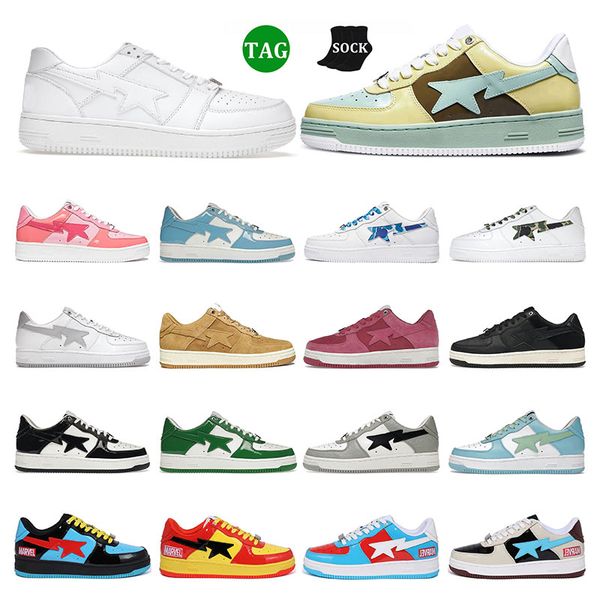 2023 for men designer casual shoes women bapestas sneakers stas black white blue yellow camo suede combo pink leather mens outdoor trainers
2023 for men designer casual shoes women bapestas sneakers stas black white blue yellow camo suede combo pink leather mens outdoor trainers