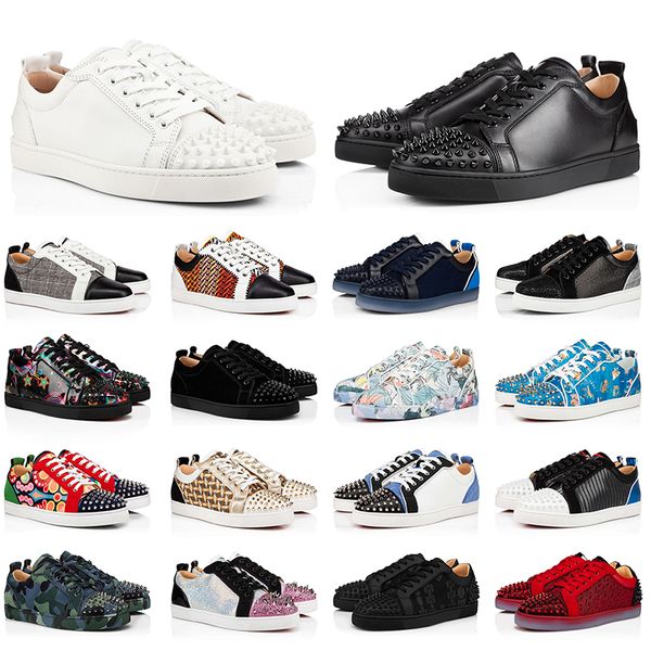 classic spikes leather black white red bottoms shoes sneakers men women low loafer spikes studed rivets graffiti glitter designer reds soled
classic spikes leather black white red bottoms shoes sneakers men women low loafer spikes studed rivets graffiti glitter designer reds soled