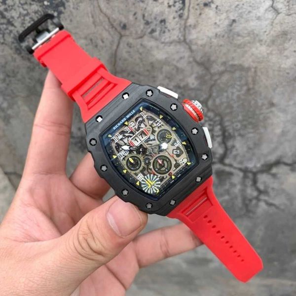 watch milles miller's same mechanical watch rm011 red carbon fiber personalized large dial barrel full automatic men's ayw kpm6, Slivery;golden
watch milles miller's same mechanical watch rm011 red carbon fiber personalized large dial barrel full automatic men's ayw kpm6, Slivery;golden