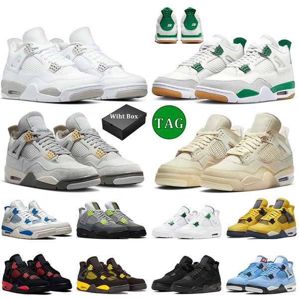 2023 basketball shoe 4s sb pine green sail pn dust military blue red thunder black cat tour yellow university blue sports sneakers size 36-4
2023 basketball shoe 4s sb pine green sail pn dust military blue red thunder black cat tour yellow university blue sports sneakers size 36-4