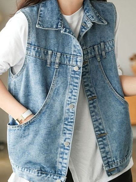 women's vests denim tank women's vintage solid harajuku casual fashion full matching simple street clothing pocket design comforta, Black;white
women's vests denim tank women's vintage solid harajuku casual fashion full matching simple street clothing pocket design comforta, Black;white
