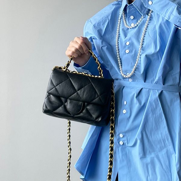 french calfskin bracelet totes bag classic black quilted plaid vintage gold metal hardware bold chain crossbody sacoche designer women flap
french calfskin bracelet totes bag classic black quilted plaid vintage gold metal hardware bold chain crossbody sacoche designer women flap
