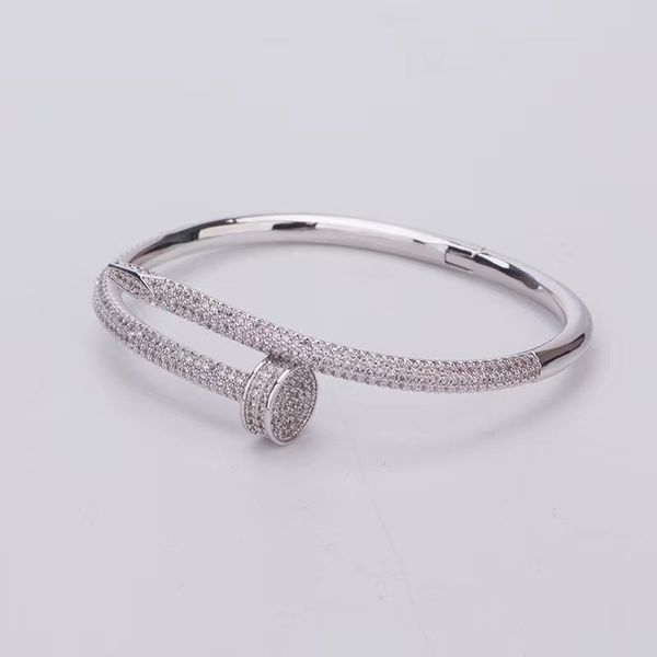 crystal solid gold silver nail bangle bracelet set diamonds luxury elegant designer for lover women men fashion bracelets wedding party than, Black
crystal solid gold silver nail bangle bracelet set diamonds luxury elegant designer for lover women men fashion bracelets wedding party than, Black