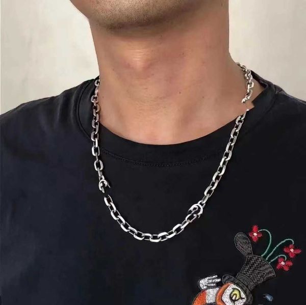 double single interlocking bracelet necklace couple men and women's internet red temperament hegemony tiktok same style, Black
double single interlocking bracelet necklace couple men and women's internet red temperament hegemony tiktok same style, Black
