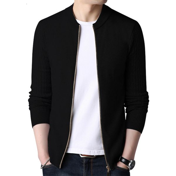 men's sweaters spring cardigan solid long sleeve knitted coat full zipper casual wool slim male autumn clothing 230331, White;black
men's sweaters spring cardigan solid long sleeve knitted coat full zipper casual wool slim male autumn clothing 230331, White;black