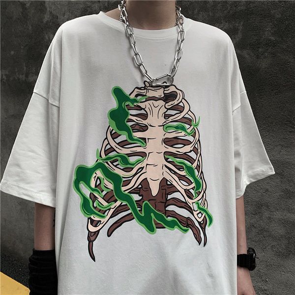 men s t shirts summer shirts dark fire skull print hip hop high street style short sleeved shirt men loose y2k op oversized shirt 230330, White;black
men s t shirts summer shirts dark fire skull print hip hop high street style short sleeved shirt men loose y2k op oversized shirt 230330, White;black
