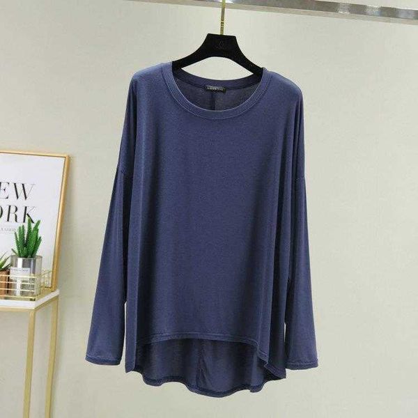 modal long sleeved t shirt womens autumn loose thin bottoming korean style large, White
modal long sleeved t shirt womens autumn loose thin bottoming korean style large, White