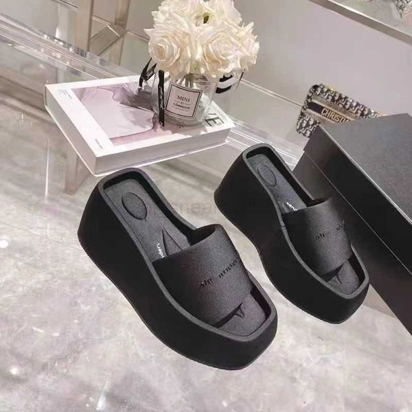 aw king jc thick sole slippers for women 2023 spring new versatile slope heel heightened slippers for women outwear, Black
aw king jc thick sole slippers for women 2023 spring new versatile slope heel heightened slippers for women outwear, Black