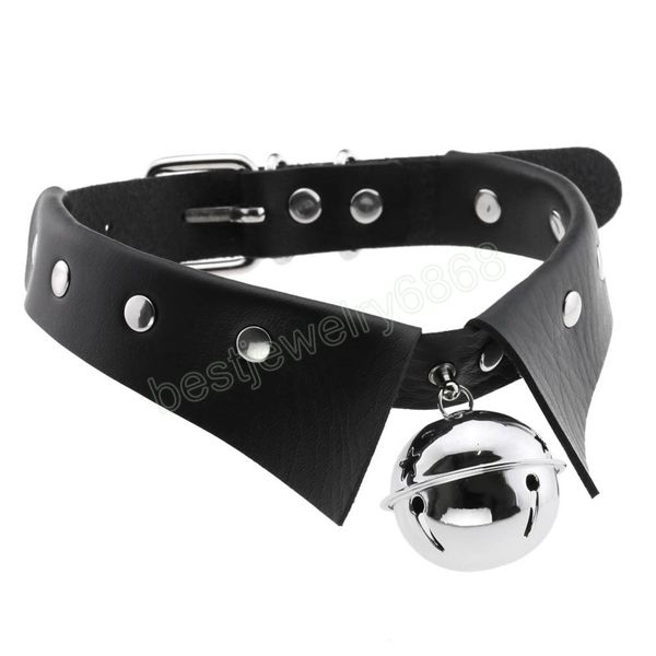 vintage small bell pendant choker necklace for women hip hop black pu leather necklace gothic accessories, Golden;silver
vintage small bell pendant choker necklace for women hip hop black pu leather necklace gothic accessories, Golden;silver