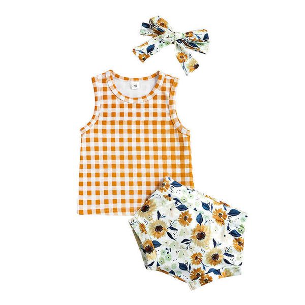 baby girls summer clothes plaid sleeveless tank and floral print casual shorts headband set p230331, White
baby girls summer clothes plaid sleeveless tank and floral print casual shorts headband set p230331, White