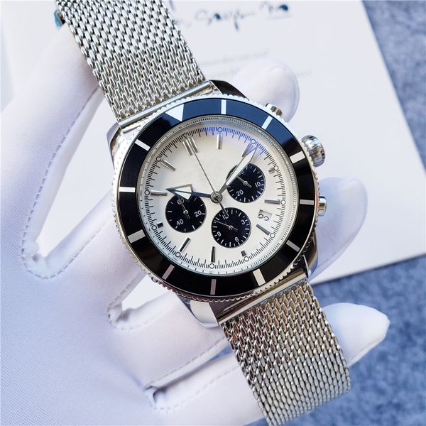 wristwatches for men 2023 new mens watches diameter all dial work quartz watch navitimer 1884 luxury brand chronograph clock steel belt men, Slivery;brown
wristwatches for men 2023 new mens watches diameter all dial work quartz watch navitimer 1884 luxury brand chronograph clock steel belt men, Slivery;brown