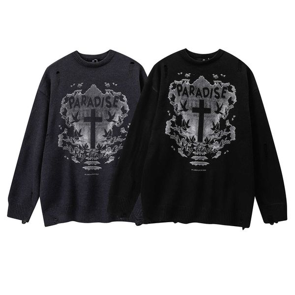 street hip hop cross crew neck sweater women and men autumn and winter new fashion brand loose relaxed couple t-shirt, Black;white
street hip hop cross crew neck sweater women and men autumn and winter new fashion brand loose relaxed couple t-shirt, Black;white