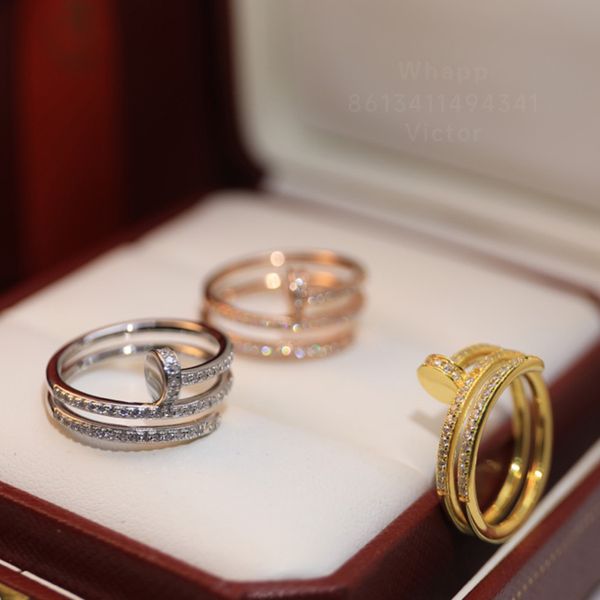 nail ring clou ring for woman designer diamond size 6 7 8 fine silver t0p quality official reproductions fashion classic style anniversary g
nail ring clou ring for woman designer diamond size 6 7 8 fine silver t0p quality official reproductions fashion classic style anniversary g