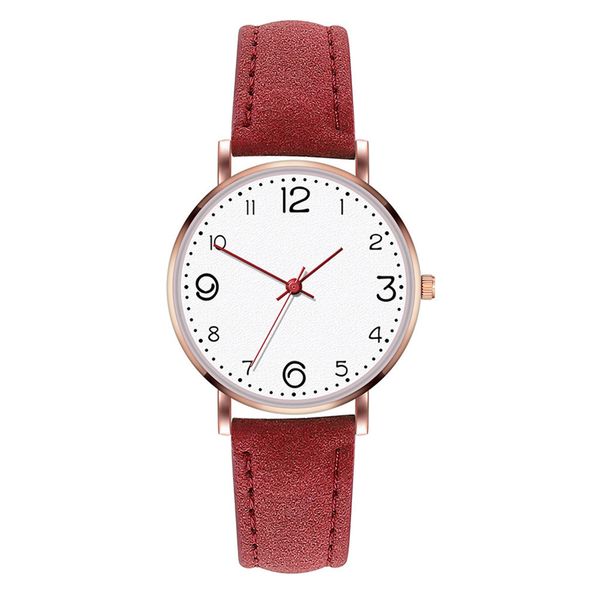hbp designer wristwatches red leather strap quartz movement electronic watches ladies business watch ultra-thin digital dial, Slivery;brown
hbp designer wristwatches red leather strap quartz movement electronic watches ladies business watch ultra-thin digital dial, Slivery;brown