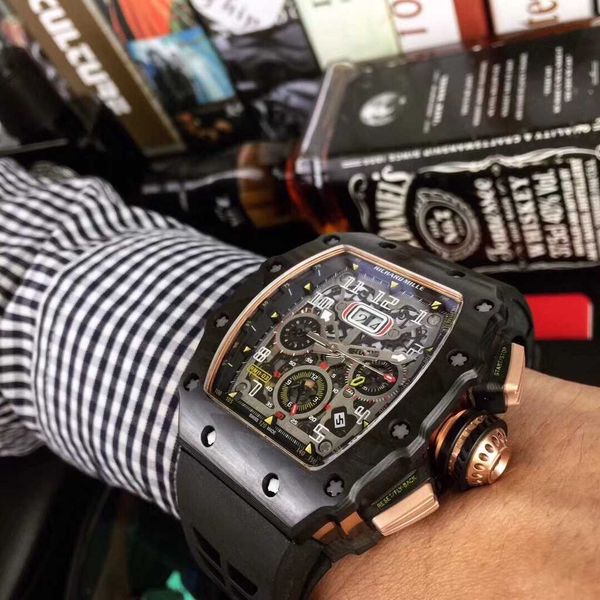luxury mechanical watch richar mills rm11-03 swiss sapphire mirror rubber watchband with automatic movement yj24, Slivery;black
luxury mechanical watch richar mills rm11-03 swiss sapphire mirror rubber watchband with automatic movement yj24, Slivery;black