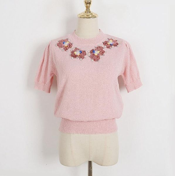 320 l 2023 autumn sweaters women's pullover white black pink sequins sweater crew neck short sleeve brand same style women's dl
320 l 2023 autumn sweaters women's pullover white black pink sequins sweater crew neck short sleeve brand same style women's dl