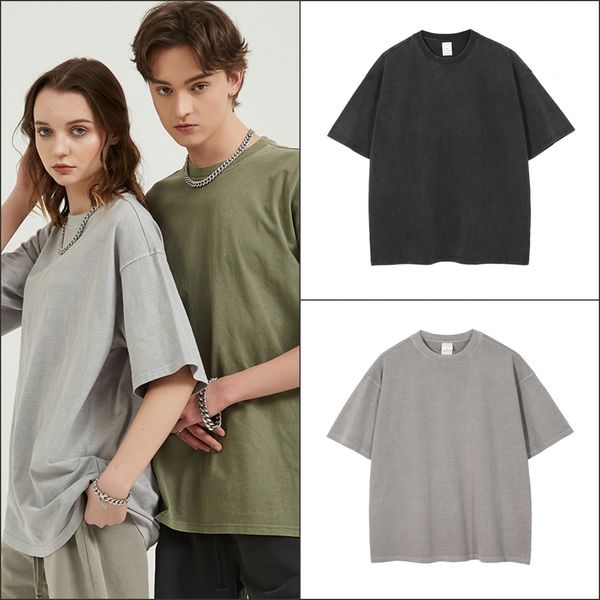 summer wash 250g cotton t shirt adults mens womens fashion casual loose tees t-shirts street designer oversize shorts sleeve custom diy prin, White;black
summer wash 250g cotton t shirt adults mens womens fashion casual loose tees t-shirts street designer oversize shorts sleeve custom diy prin, White;black