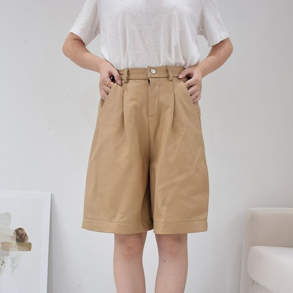 women's shorts genuine leather shorts women's high waist autumn winter elastic waist wide leg sheepskin plush women's 230331, White;black
women's shorts genuine leather shorts women's high waist autumn winter elastic waist wide leg sheepskin plush women's 230331, White;black