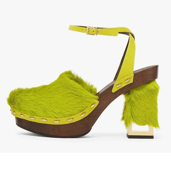 2023 latest mink fur hair pumps sandal slippers high block heels slingback logo mules women ladies f sandals cow leather platform clogs dres, Black
2023 latest mink fur hair pumps sandal slippers high block heels slingback logo mules women ladies f sandals cow leather platform clogs dres, Black