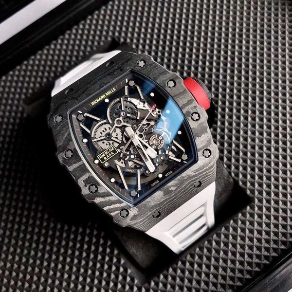 luxury mechanical watch richar mills rm35-02 swiss automatic movement sapphire mirror size 43mm x 50mm imported rubber strap n1lk, Slivery;brown
luxury mechanical watch richar mills rm35-02 swiss automatic movement sapphire mirror size 43mm x 50mm imported rubber strap n1lk, Slivery;brown
