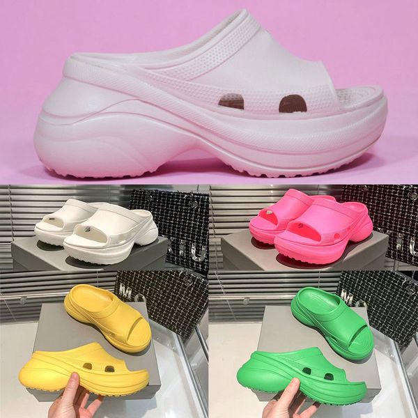 2023 wmns croc pool slide sandal women designer sandals wedge platform clogs waterproof shoes yellow thick bottom croos slippers slides, Black
2023 wmns croc pool slide sandal women designer sandals wedge platform clogs waterproof shoes yellow thick bottom croos slippers slides, Black