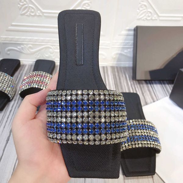 crystal diamond slippers square flat high-heeled women shoes designers women's pearl rhinestone beach sandals, Black
crystal diamond slippers square flat high-heeled women shoes designers women's pearl rhinestone beach sandals, Black