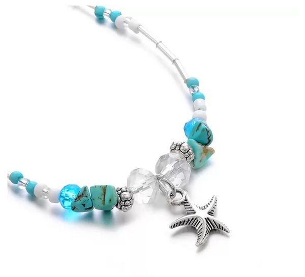 designer bracelet chain jewelry handmade bohemian starfish stone beads anklets for women crystal bead on leg beach foot gifts sbss, Black
designer bracelet chain jewelry handmade bohemian starfish stone beads anklets for women crystal bead on leg beach foot gifts sbss, Black
