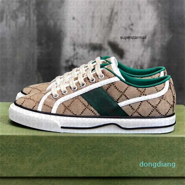 tennis 1977 canvas casual shoes luxurys designers womens shoe italy green and red web stripe rubber sole stretch cotton low mens sneakers221, Black
tennis 1977 canvas casual shoes luxurys designers womens shoe italy green and red web stripe rubber sole stretch cotton low mens sneakers221, Black