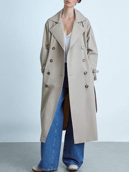 women's trench coats autumn style allmatch lapel long sleeves with the same fabric belt double breasted ladies fashion windbreaker jack, Tan;black
women's trench coats autumn style allmatch lapel long sleeves with the same fabric belt double breasted ladies fashion windbreaker jack, Tan;black