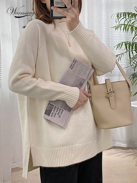 women's sweater mock neck pullovers sweater oversized jumper split fall winter clothes beige purple green 8 colors c 114 230331, White;black
women's sweater mock neck pullovers sweater oversized jumper split fall winter clothes beige purple green 8 colors c 114 230331, White;black