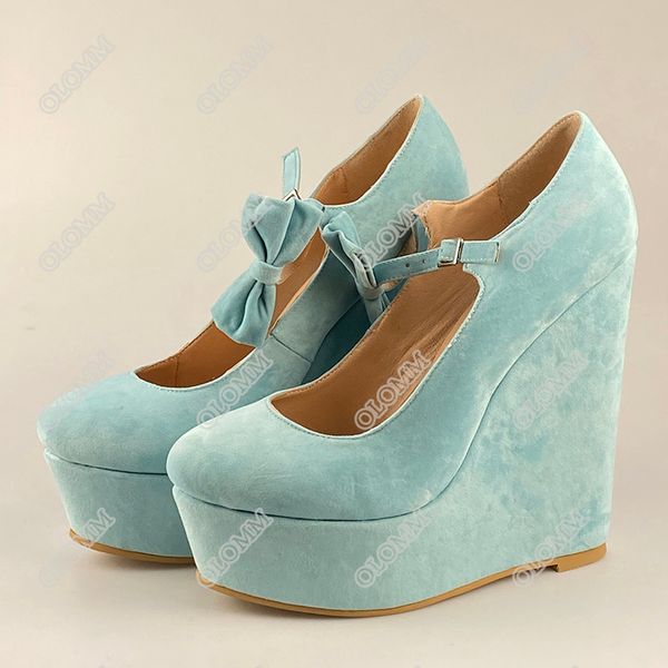 olomm handmade ladies spring pumps wedges high heels round toe sky-blue party shoes women us plus size 5-20, Black
olomm handmade ladies spring pumps wedges high heels round toe sky-blue party shoes women us plus size 5-20, Black
