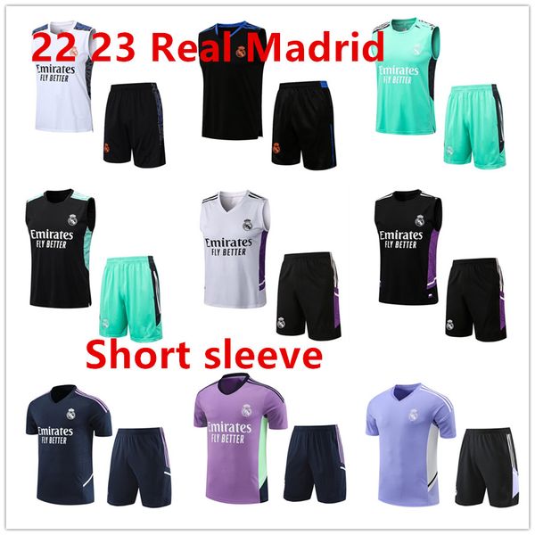 2023 new real madrids short sleeve tracksuit set training suit 22 23 men and kids football short sleeve chandal sutbol survetement, Black
2023 new real madrids short sleeve tracksuit set training suit 22 23 men and kids football short sleeve chandal sutbol survetement, Black