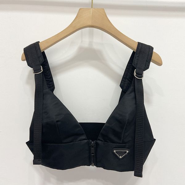 woman tanks underwear metal triangle badge deep v denim sling tube cowboy nylon clothes sml, White
woman tanks underwear metal triangle badge deep v denim sling tube cowboy nylon clothes sml, White