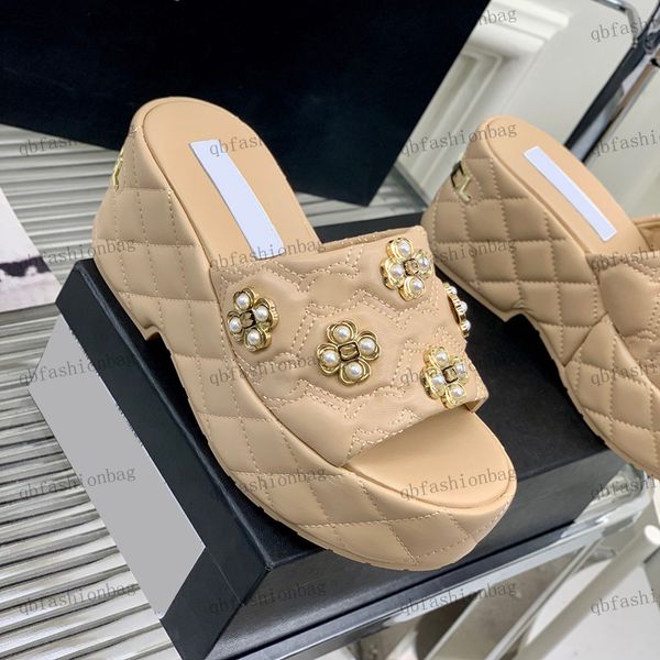 womens high heel sandals thick sole 6cm slippers small lamb skin small incense beads hardware metal buckle ringer plat platform shoe luxury, Black
womens high heel sandals thick sole 6cm slippers small lamb skin small incense beads hardware metal buckle ringer plat platform shoe luxury, Black