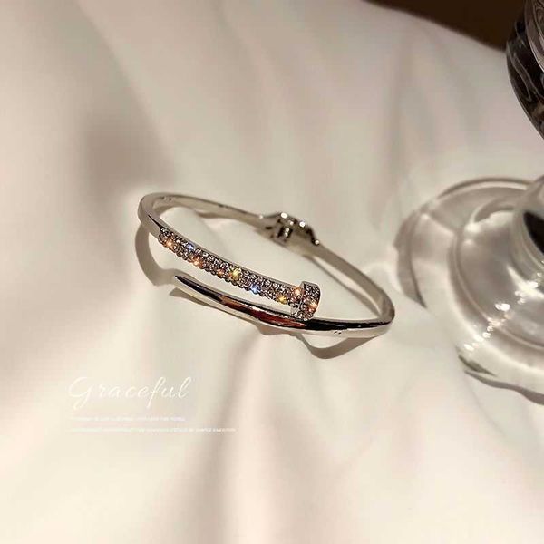 designer carti bracelet fashion bangle feeling diamond inlaid ins niche design opening adjustable new female, Black
designer carti bracelet fashion bangle feeling diamond inlaid ins niche design opening adjustable new female, Black