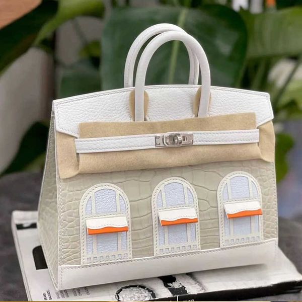birkin american alligator leather house bag handmade women's 20cm small high-end mini ayw
birkin american alligator leather house bag handmade women's 20cm small high-end mini ayw