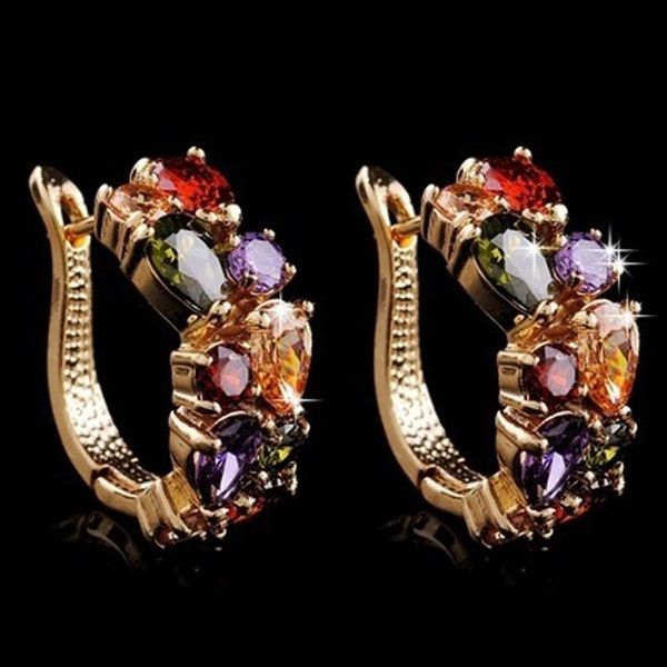mona lisa fashionable stud european and american style colorful zircon earrings women's popular earrings, Golden;silver
mona lisa fashionable stud european and american style colorful zircon earrings women's popular earrings, Golden;silver