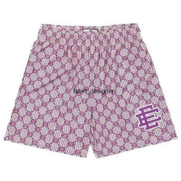 fashion mens eric emanuel shorts summer luxury ee short newyork city skyline designer running jogging fitness quick dry loose women gym mesh, White;black