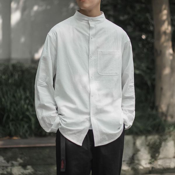 men's casual shirts privatinker harajuku men's long sleeve shirt fashion mock neck men's shirt solid color men's oversiz, White;black
men's casual shirts privatinker harajuku men's long sleeve shirt fashion mock neck men's shirt solid color men's oversiz, White;black