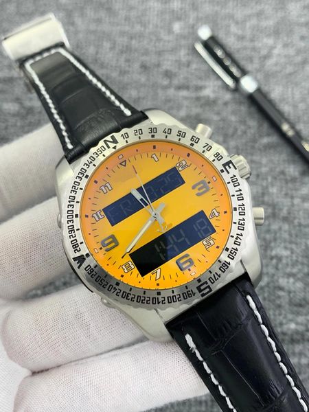 wristwatches for men 2023 new mens watches diameter all dial work quartz watch navitimer 1884 luxury brand chronograph clock steel belt men, Slivery;brown
wristwatches for men 2023 new mens watches diameter all dial work quartz watch navitimer 1884 luxury brand chronograph clock steel belt men, Slivery;brown