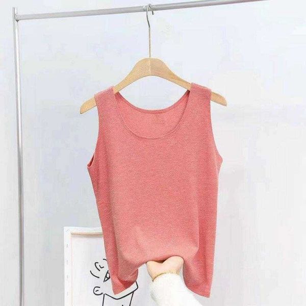 korean all tank match simple color cotton round neck loose large size hemming vest, White
korean all tank match simple color cotton round neck loose large size hemming vest, White