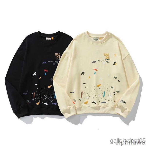 2023 spring designer galleries hoody depts men's hoodies long sleeve t shirts round neck splash ink painted graffiti women jacket loose, Black
2023 spring designer galleries hoody depts men's hoodies long sleeve t shirts round neck splash ink painted graffiti women jacket loose, Black